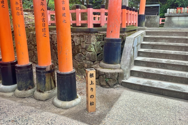 A sign that says “Neagari no Matsu”