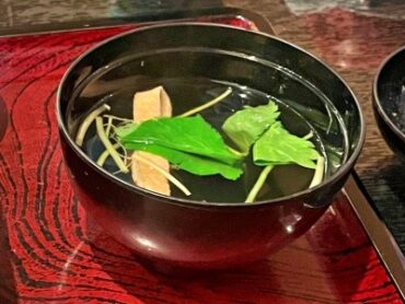 Eel liver soup